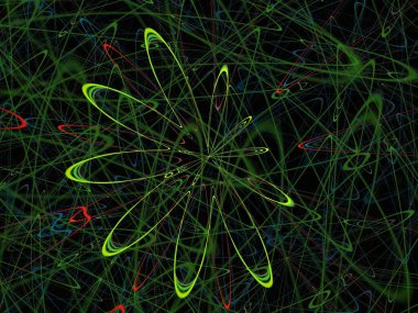 Hayali fraktal arkaplan resmi