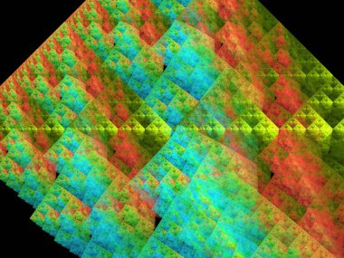 Hayali fraktal arkaplan resmi