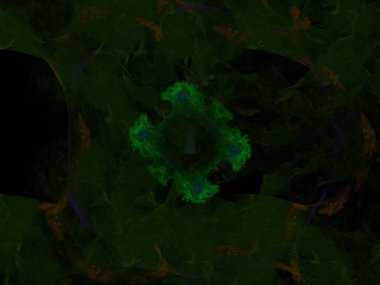 Hayali fraktal arkaplan resmi