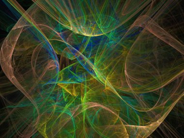 Hayali fraktal arkaplan resmi