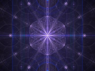 Hayali fraktal arkaplan resmi