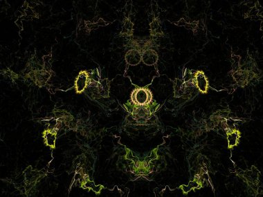 Hayali fraktal arkaplan resmi