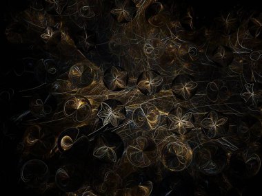 Hayali fraktal arkaplan resmi