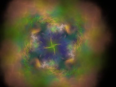 Hayali fraktal arkaplan resmi