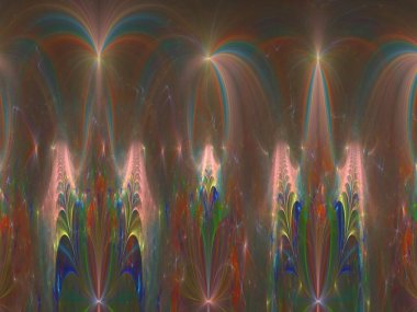 Hayali fraktal arkaplan resmi