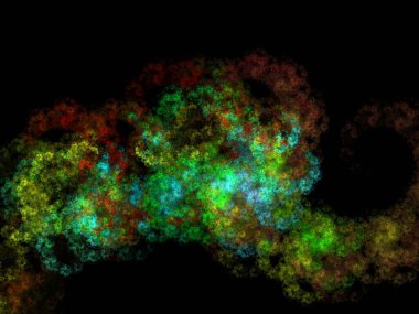 Hayali fraktal arkaplan resmi