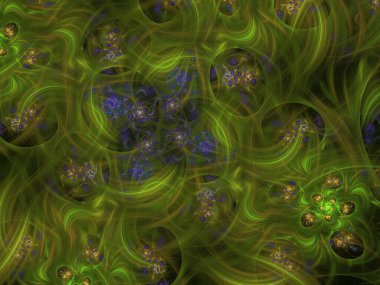 Hayali fraktal arkaplan resmi