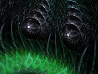 Hayali fraktal arkaplan resmi