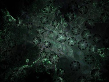 Hayali fraktal arkaplan resmi