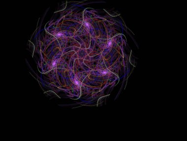 Hayali fraktal arkaplan resmi