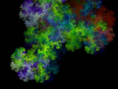 Hayali fraktal arkaplan resmi