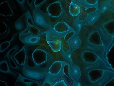 Hayali fraktal arkaplan resmi