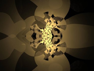 Hayali fraktal arkaplan resmi