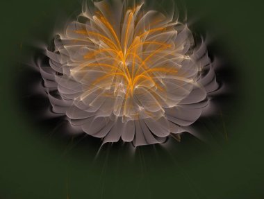 Hayali fraktal arkaplan resmi