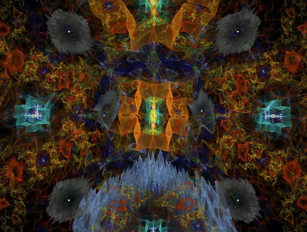 Imaginatory fractal achtergrond Afbeelding — Stockfoto