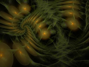 Hayali fraktal arkaplan resmi