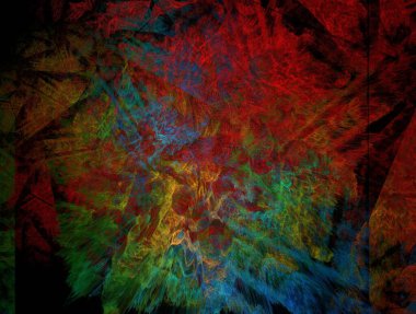 Hayali fraktal arkaplan resmi