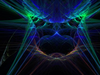 Hayali fraktal arkaplan resmi