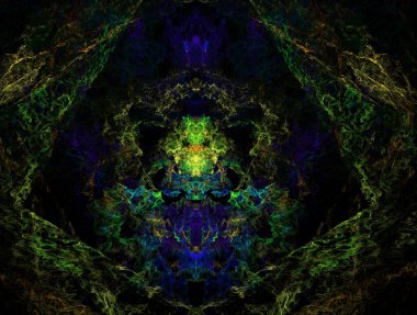 Hayali fraktal arkaplan resmi