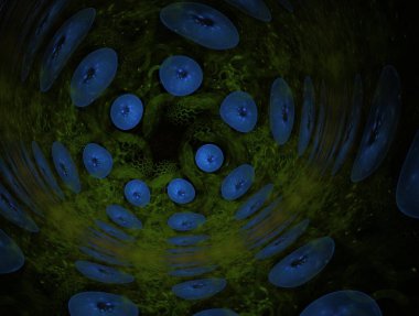 Hayali fraktal arkaplan resmi