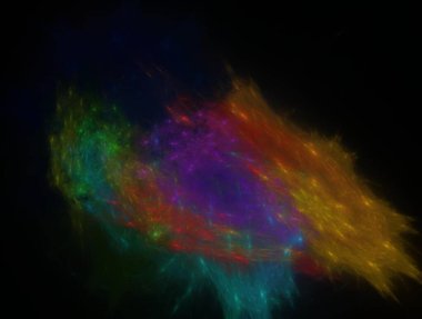 Hayali fraktal arkaplan resmi