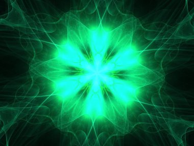 Hayali fraktal arkaplan resmi