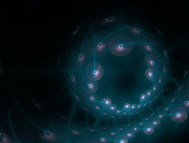 Hayali fraktal arkaplan resmi