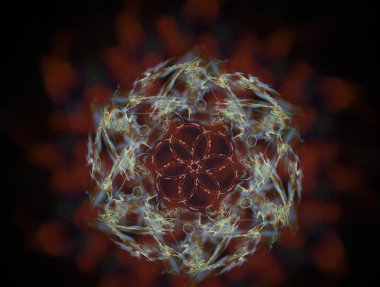 Hayali fraktal arkaplan resmi