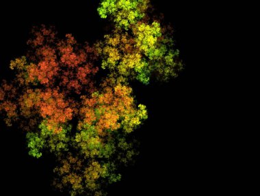 Hayali fraktal arkaplan resmi