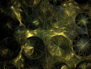 Hayali fraktal arkaplan resmi