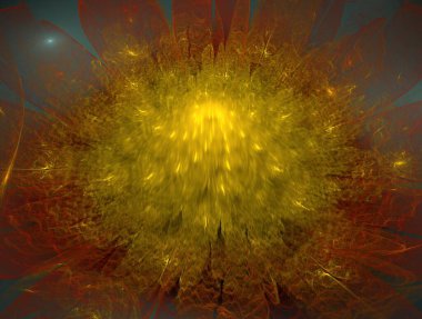 Hayali fraktal arkaplan resmi