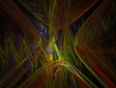 Hayali fraktal arkaplan resmi