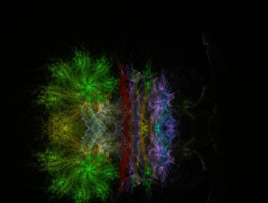 Hayali fraktal arkaplan resmi