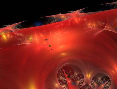 Hayali fraktal arkaplan resmi