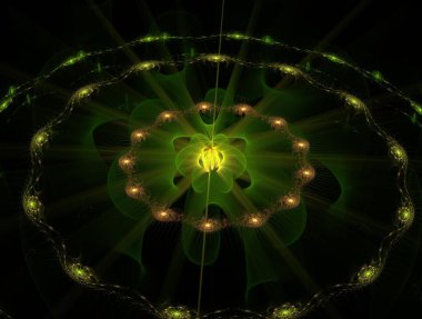 Hayali fraktal arkaplan resmi