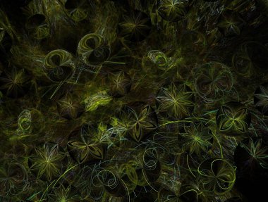 Hayali fraktal arkaplan resmi