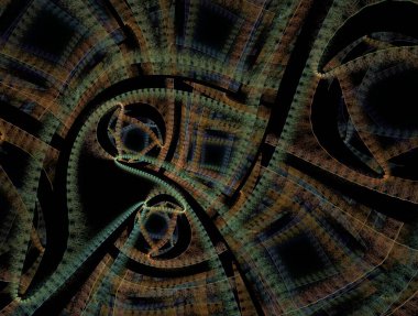 Hayali fraktal arkaplan resmi