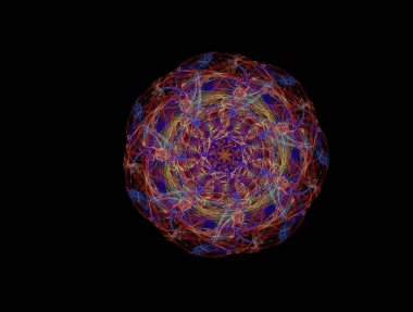 Hayali fraktal arkaplan resmi