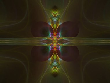 Hayali fraktal arkaplan resmi