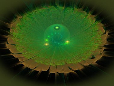 Hayali fraktal arkaplan resmi