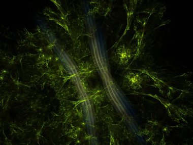 Hayali fraktal arkaplan resmi