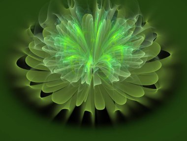 Hayali fraktal arkaplan resmi