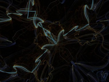 Hayali fraktal arkaplan resmi