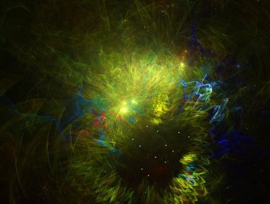 Hayali fraktal arkaplan resmi