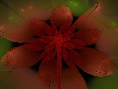 Hayali fraktal arkaplan resmi