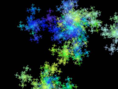 Hayali fraktal arkaplan resmi