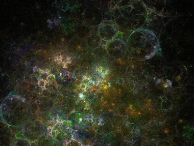 Hayali fraktal arkaplan resmi