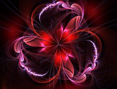 Hayali fraktal arkaplan resmi