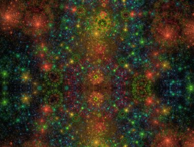 Hayali fraktal arkaplan resmi