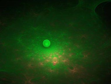 Hayali fraktal arkaplan resmi